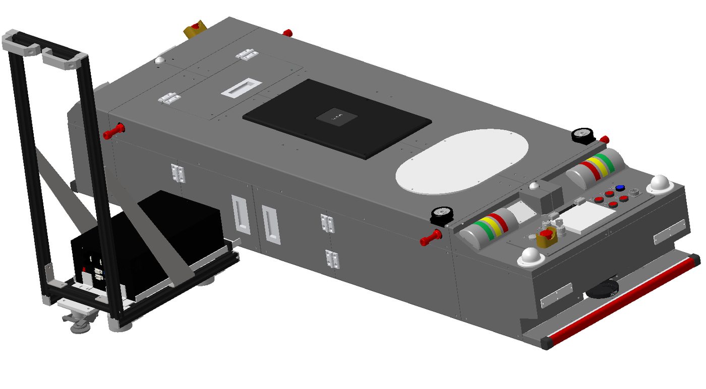 Chassis marriage AGV shuttle