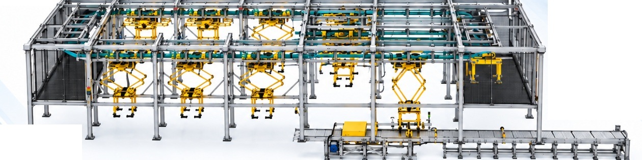 EMS conveyor 3D render