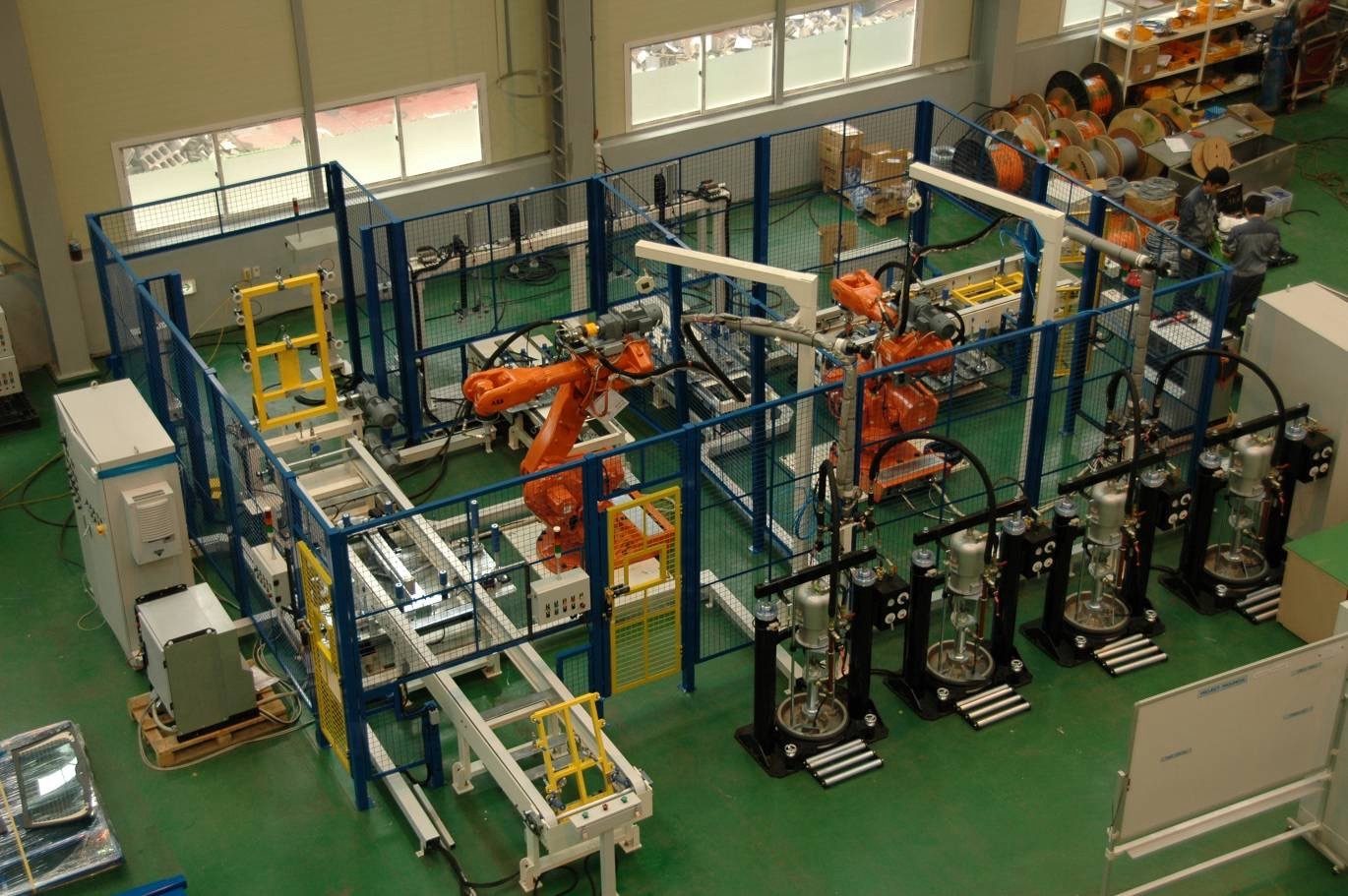 Direct glazing robotic cell