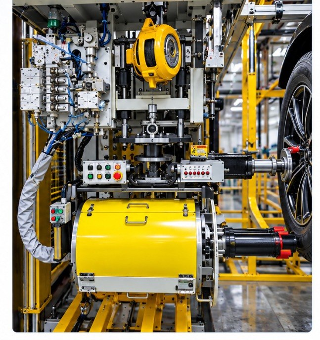 Tire nut-runner manipulator