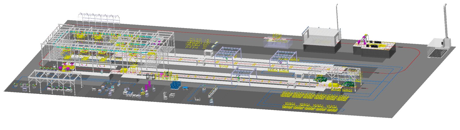 CKD assembly line layout for Azerbaijan project
