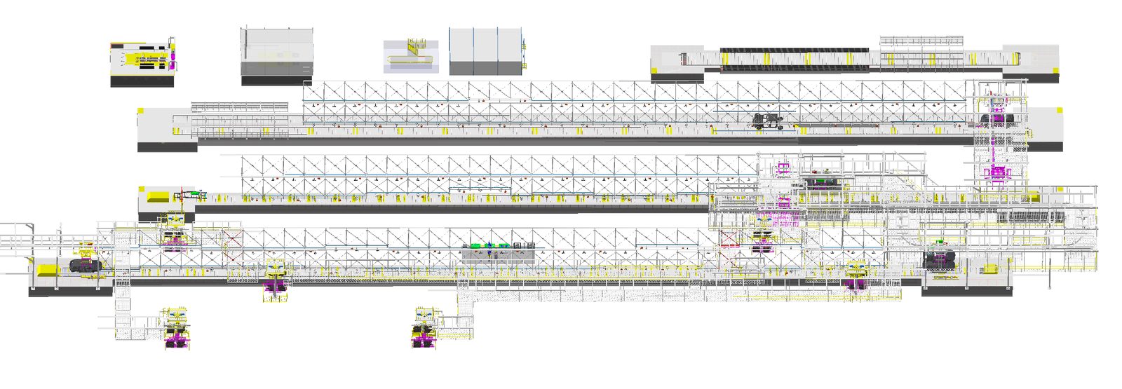 CKD assembly line layout for Kazakhstan project
